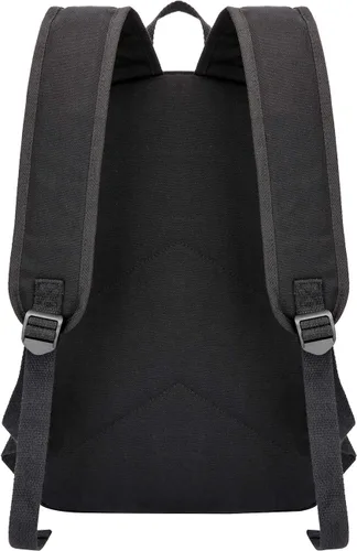 Vista 6 de Mygreen - Mochila de tela ligera estilo casual, mochila de viaje, Negro, Flor Portátil de 15 Pulgadas), A1306BK