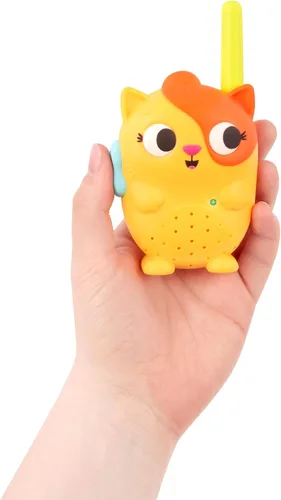 Vista 5 de B. toys – Lolo & Woofer Walkie – Talkies – paquete de 2 Walkie Talkies – Largo alcance de 100 pies – Juguetes para niños pequeños, niños – 3+ años