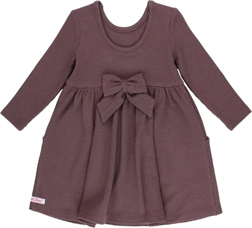 Vista 2 de RuffleButts Vestido de punto para bebéniña pequeña