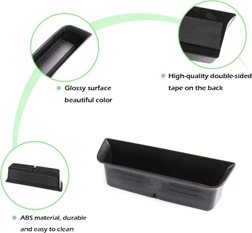 Vista 4 de PIUGILH Caja de almacenamiento para pasajeros, organizador de bandeja de almacenamiento para Mercedes Benz Clase G W464 W463A G350 G500 G63 G65 2019