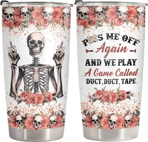 Vista 12 de 34HD Witch Queen 20 oz Tumbler Gothic Villain Dark Rose Gifts for Women Backwiches queen