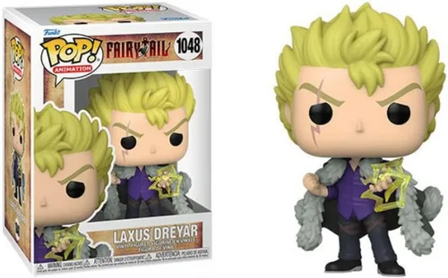 Vista 2 de POP Fairy Tail - Figura de vinilo Laxus Dreyar Funko (paquete con funda protectora de caja compatible)