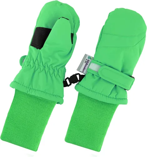 Vista 11 de Zelda Matilda - Mitones impermeables de invierno para niños pequeños y bebés, aislación de 3M Thinsulate 100G Negro