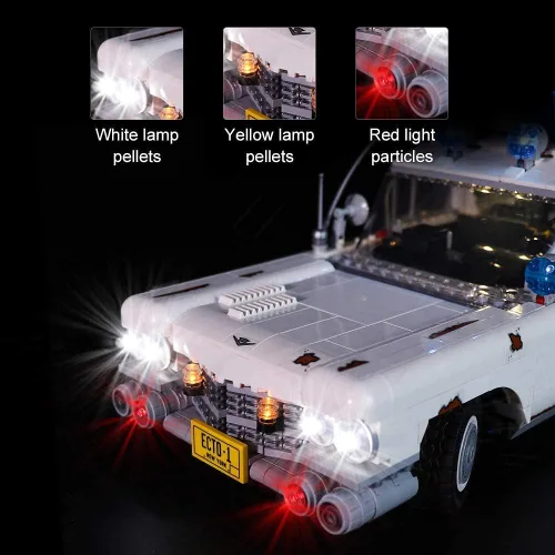 Vista 2 de Kit de luz LED para Lego 10274 modelo de bloques de construcción, versión clásica, plástico