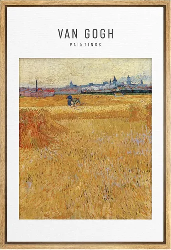 Vista 91 de SIGNWIN Lienzo enmarcado para pared, diseño de Vincent Van Gogh, un par de amantes, naturaleza, ilustraciones de área silvestre, bellas artes