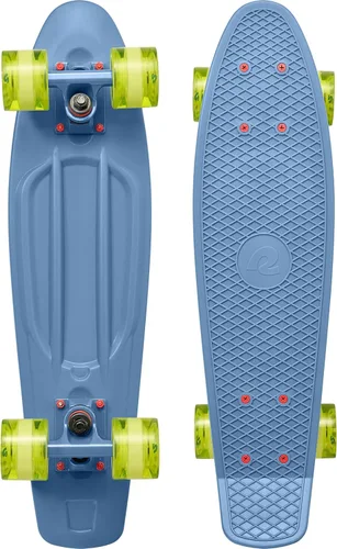 Vista 9 de Retrospec Quip Mini Cruiser Skateboard 22.5" Patineta Cruiser Completa de Plástico Retro Clásico con Rodamientos ABEC 7 y Ruedas PU, Tabla Compacta