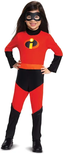 Vista 3 de Disguise Mono violeta con falda, disfraz de lujo para niños pequeños, Rojo