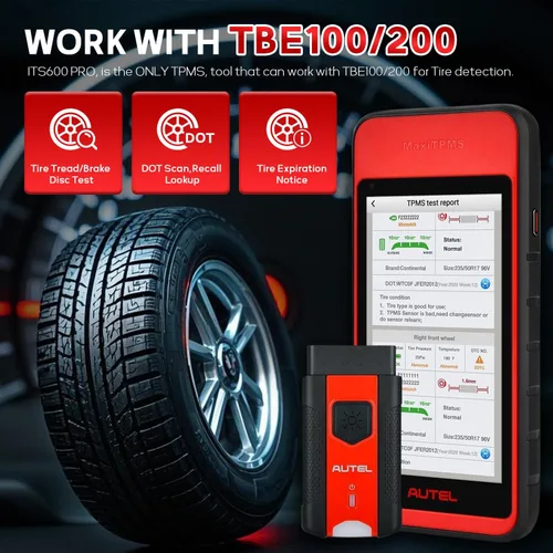 Vista 5 de Autel MaxiTPMS ITS600Pro TPMS Herramienta de programación con TPMS completo, versión actualizada de TS508 TS608 MK808TS ITS600 Funciones completas