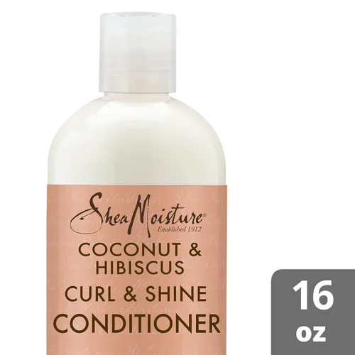 Vista 2 de Acondicionador de cabello con humedad de karité, productos para el cabello rizado, acondicionador de coco e hibisco para rizos y brillo, manteca
