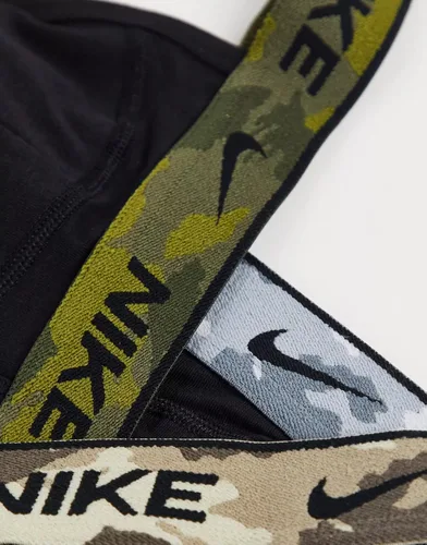 Vista 4 de Nike Paquete de 3 correas elásticas Dri-FIT de algodón esencial para hombre