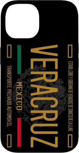 Vista 4 de Funda para teléfono con placa de matrícula Veracruzano Veracruz para iPhone 16