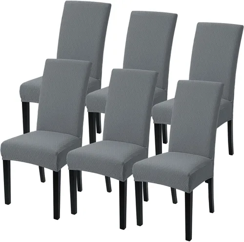 Vista 9 de SearchI Juego de 2 fundas elásticas para sillas Parsons de comedor, fundas elásticas con estampado de elastano, extraíbles, lavables, fundas