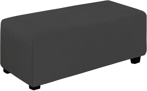 Vista 115 de Easy-Going Funda Elástica para Otomana Taburete de Almacenamiento Plegable Protector de Muebles Funda Rectangular Suave con Parte Inferior Elástica