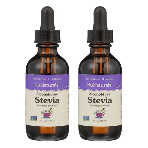 Vista 12 de Nustevia libre de alcohol stevia botella de vidrio líquido NuNaturals de 2 onzas, No Model, Paquete de 10, 1, 1