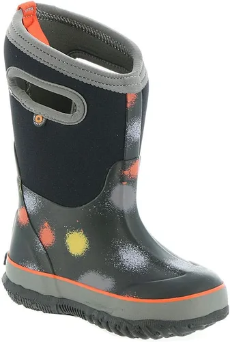 Vista 29 de BOGS Botas de nieve unisex de neopreno con aislamiento de goma de alta impermeabilidad para niños Negro