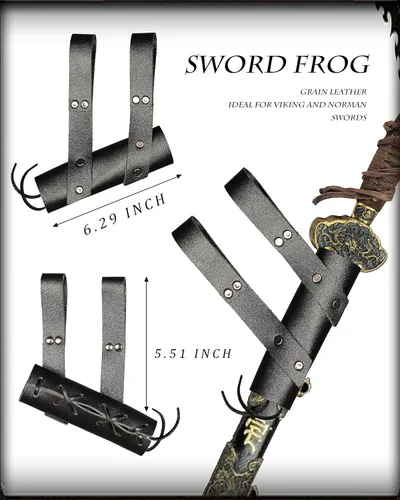Vista 6 de Accesorios renacentistas para hombre, disfraz medieval vikingo, trajes de cinturón, capa de cuero, brazaletes vikingos para cosplay para hombre