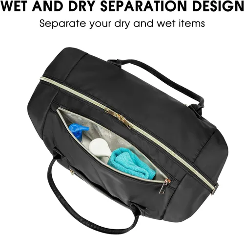 Vista 3 de WANDF For Spirit Airlines - Bolsa de viaje de 18 x 14 x 8 pulgadas, con aprobación por la TSA y bolsa de zapatos, bolsa de fin de semana, equipaje
