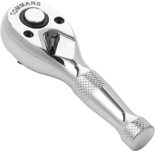 Vista 19 de TOMMARS Llave de trinquete de 1/2 pulgada, llave de trinquete de liberación rápida de 72 dientes, reversible, regalos para hombres, herramientas