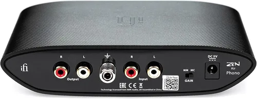Vista 2 de iFi Audio Zen Air Phono - Reduce el silbido y el ruido en la reproducción de vinilo - Preamplificador de escenario de fono de alta resolución