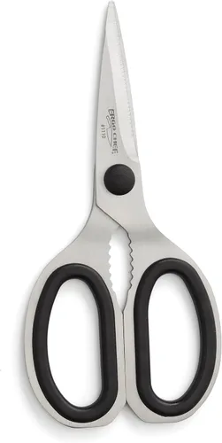 Vista 9 de Ergo Chef Tijeras de cocina multiusos, tijeras de acero inoxidable resistentes de alta calidad, aves de corral ultra afiladas, multifunción