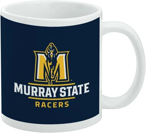 Vista 303 de Taza de cerámica con el logotipo principal de la Universidad Rider, taza de regalo novedosa para café, té y bebidas calientes, 11oz, blanca