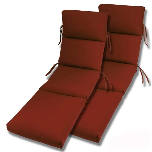 Vista 4 de Comfort Classics Inc. Sunbrella - Juego de 2 colchonetas acanalado para camastro en interior y exterior de 22 x 74 x 5 pulgadas (55.8 x 188 x 12 cm)