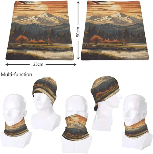 Vista 8 de Great Outdoors Neck Gaiter for Men Women Upf 50+ Sun Protection Balaclava Face Mask Cover Moisture Wicking & Quick Dry Neckerchief Seamless Ski Mask