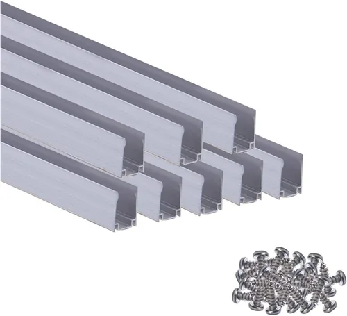 Vista 2 de Shine Decor Productos del paquete de la pista del canal de aluminio con el kit de luces de neón LED blanco cálido 45M/150ft