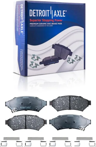 Vista 136 de Detroit Axle - Pinza de disco del lado del acompañante + pastillas de freno de cerámica de repuesto para Lexus HS250H Toyota RAV4 Prius V Scion xB