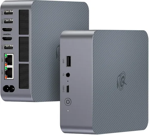 Vista 12 de Beelink Mini PC SER3, AMD Ryzen 3 3200U (hasta 3.5 GHz), 8 GB DDR4 256 GB SSD, mini computadora de escritorio compatible con pantalla HDMI dual 4K