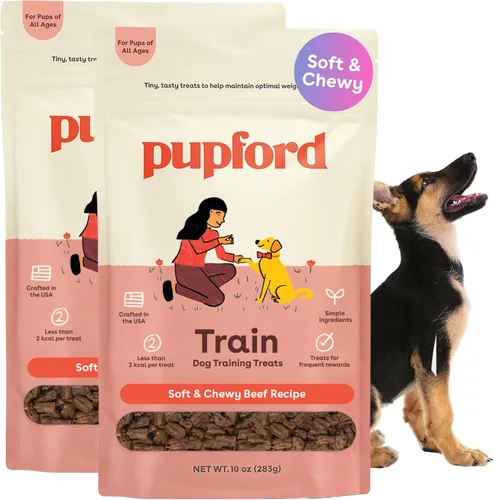 Vista 16 de Pupford Golosinas de entrenamiento suaves y masticables para perros y cachorros (carne de res, 5 onzas)