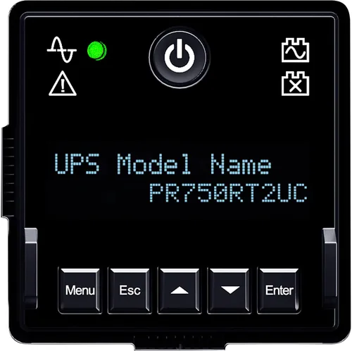Vista 6 de CyberPower Respaldo de batería de UPS de onda sinusoidal de la aplicación inteligente PR750RT2UC