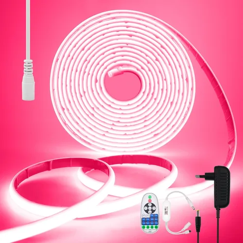 Vista 13 de KISUFU Tira de luces LED de neón COB de 12 V, IP68, impermeable, flexible, regulable, para el hogar, cocina, sala de estar, decoración de bricolaje