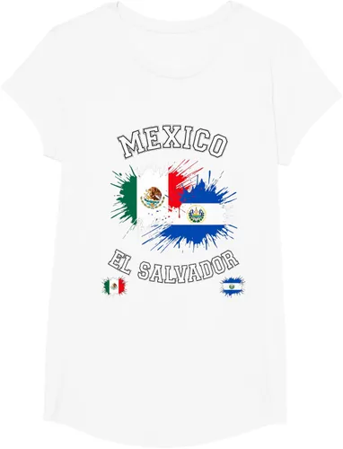 Vista 69 de Camiseta de recuerdo de la bandera vintage de El Salvador de México