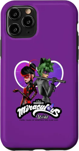 Vista 29 de Miraculous Ladybug Cat Noir Tales of Shadybug and Claw Noir - Carcasa para iPhone 17