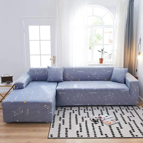 Vista 40 de IMYOGI Fundas de sofá de alta elasticidad, funda de sofá elástica con patrón de elastano, fundas de sofá de dos plazas, 1 pieza, protector de perro