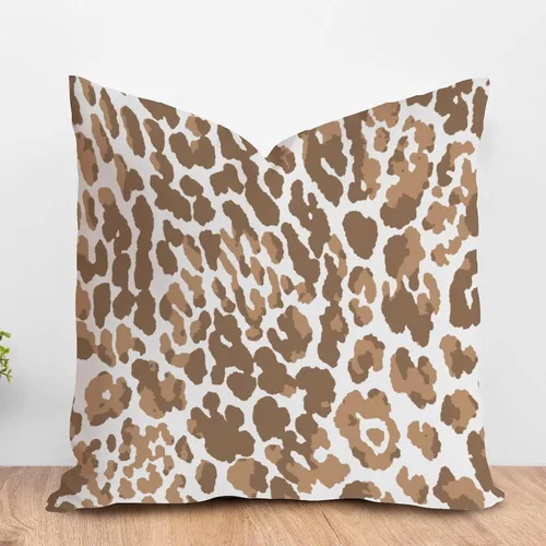 Vista 61 de ArogGeld Funda de almohada para sofá, guepardo y leopardo, estampado de leopardo, funda de cojín decorativa de granja para sala de estar