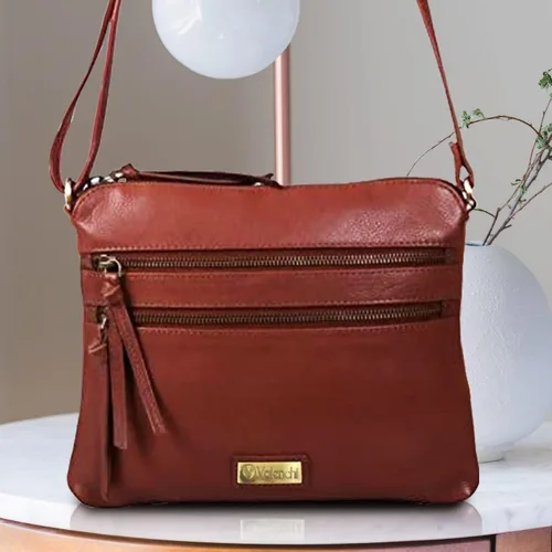 Vista 84 de VALENCHI Real Genuine Leather Women's Crossbody Purse/Bag With Adjustable Strap