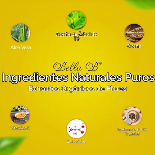 Vista 5 de BELLA B Bundle Bee Gone Cradle Cap Champú y cabello saludable para el cuero cabelludo Cradle Cap Tratamiento y acondicionador de 8 onzas, kit