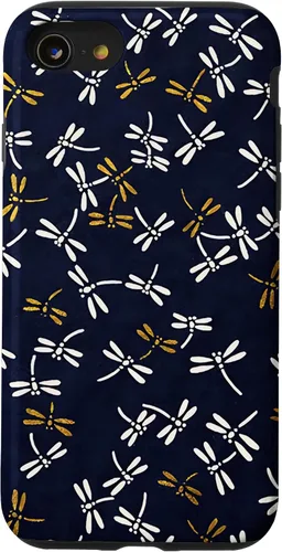 Vista 18 de Dragonflies Pattern Japanese Tombo Akitsu Case for iPhone 17