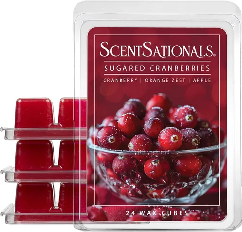 Vista 9 de Scentsationals Galletas de mantequilla marrón perfumada cera de Navidad