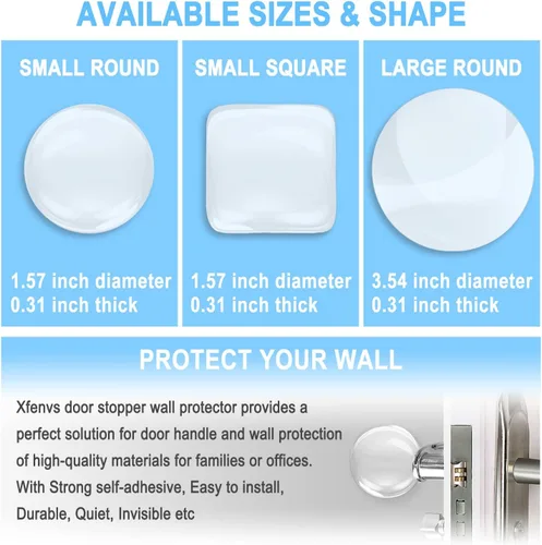 Vista 4 de Protector de pared para pomo de puerta