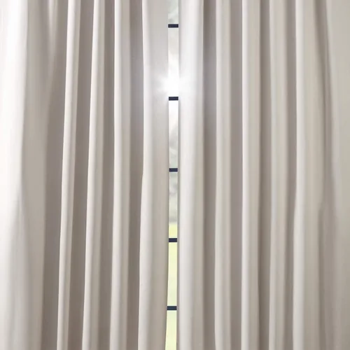 Vista 6 de HPD Half Price Drapes BOCH-171113-84, cortinas sólidas para oscurecer habitación (1 panel), 50 x 84 pulgadas, color beige alabastro