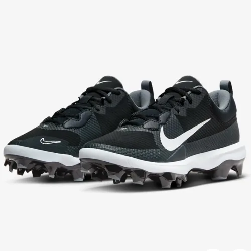 Vista 2 de Nike Force Trout 9 Pro Low Rubber Baseball Cleats (FB2908-001, Black/Anthracite/Cool Grey/White)