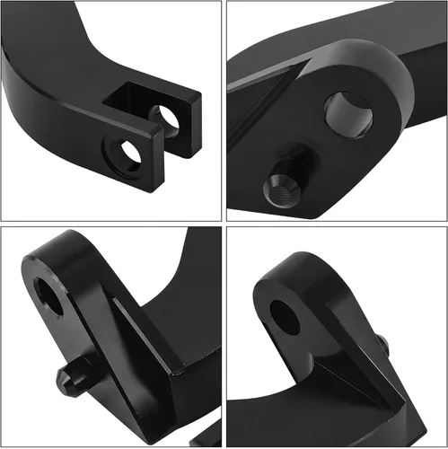Vista 6 de TCT-MOTORPARTS Kit de montaje de clavija de pie trasero de 0.394 in para Harley Road King FLHR 1995-2025; Ultra Limited FLHTK CVO Limited FLHTKSE