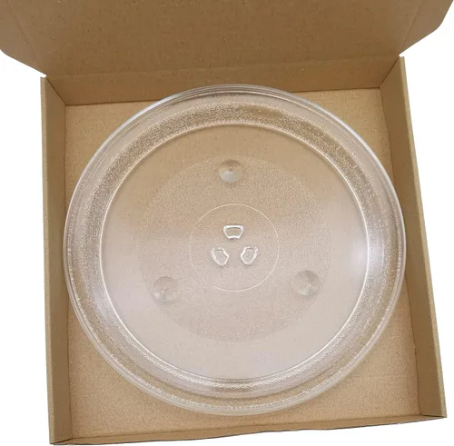 Vista 4 de Reemplazo de placa giratoria de vidrio para microondas de 12,5 "para GE WB39X10002 WB39X10003 EMO2000C01BB JES1238WH001 JVM1410BC001...etc