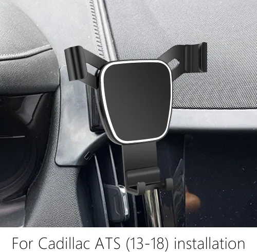 Vista 2 de Soporte para teléfono de coche para Cadillac ATS 2013-2018 Base de lujo Rendimiento Premium Accesorios para automóviles Soporte de navegación