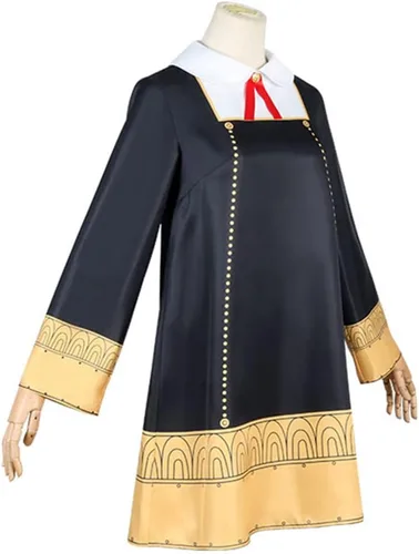 Vista 3 de AnyaForger - Disfraz de anime para mujer, uniforme de fiesta de Halloween
