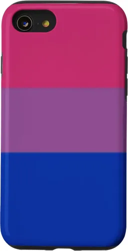 Vista 18 de Funda de colores de la bandera del orgullo bisexual para iPhone 16