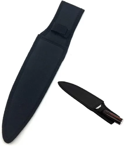 Vista 8 de Cuchillo de fruta de 3.5 a 5.3 pulgadas, cuchillo universal, funda de vaina (nailon negro)